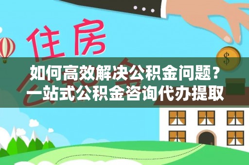 青河如何高效解决公积金问题？一站式公积金咨询代办提取服务全解析
